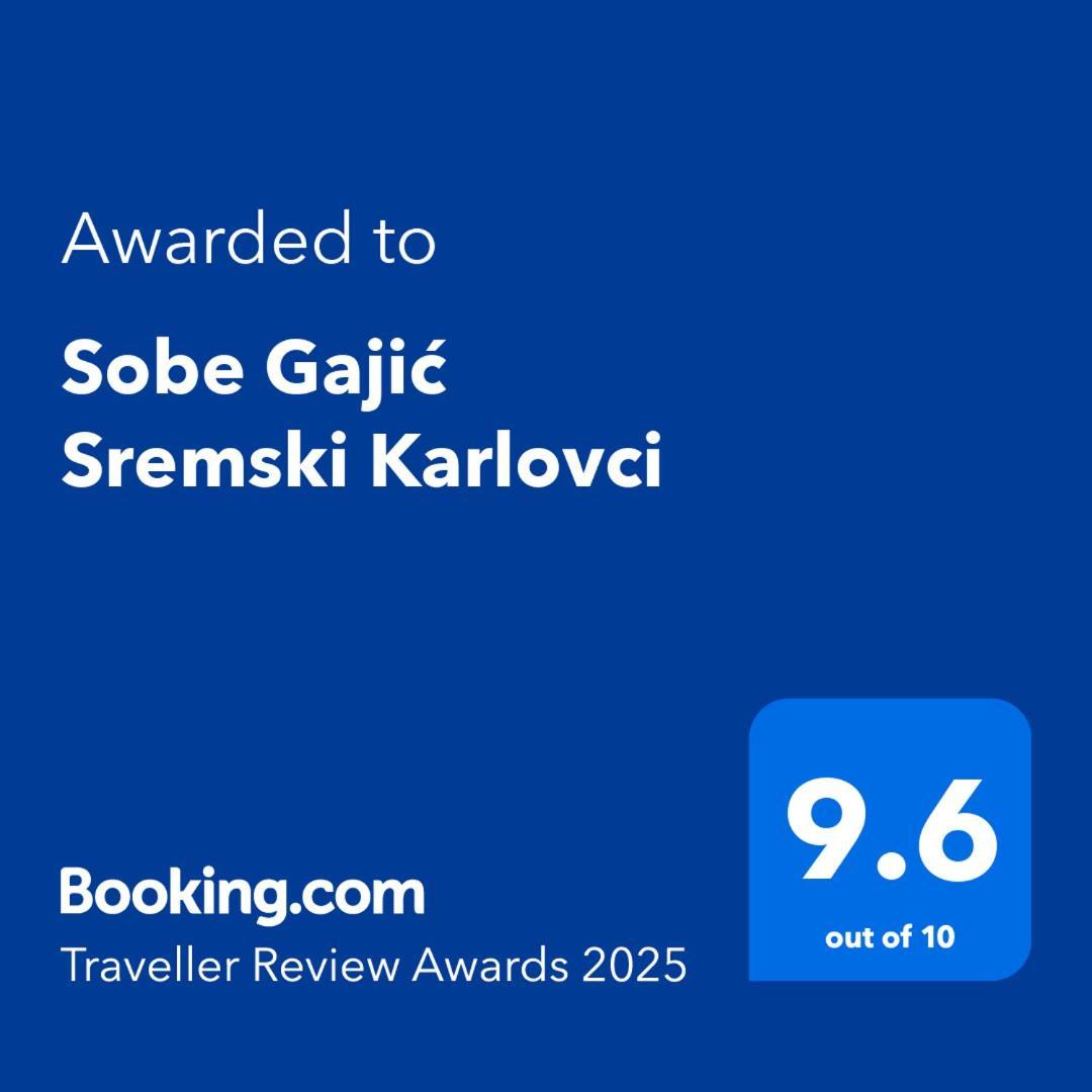 Sobe Gajic Сремски-Карловци Экстерьер фото